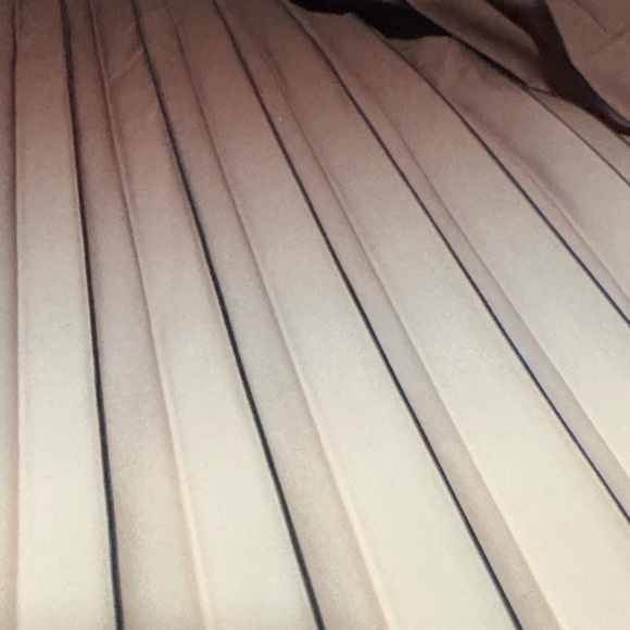 Micro Pleated Ombre Black to Pink Midi Skirt Women’s Large - Picture 11 of 11